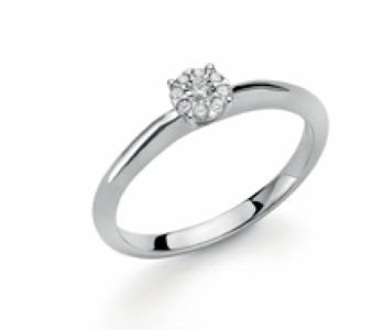Anello Oro Gioia Donna in Oro Diamante 0.05 Ct OAF12406.005 - OAF12406.005
